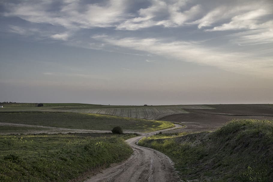 spain, brunete, sunset, sky, country, cloud - sky, scenics - nature HD wallpaper