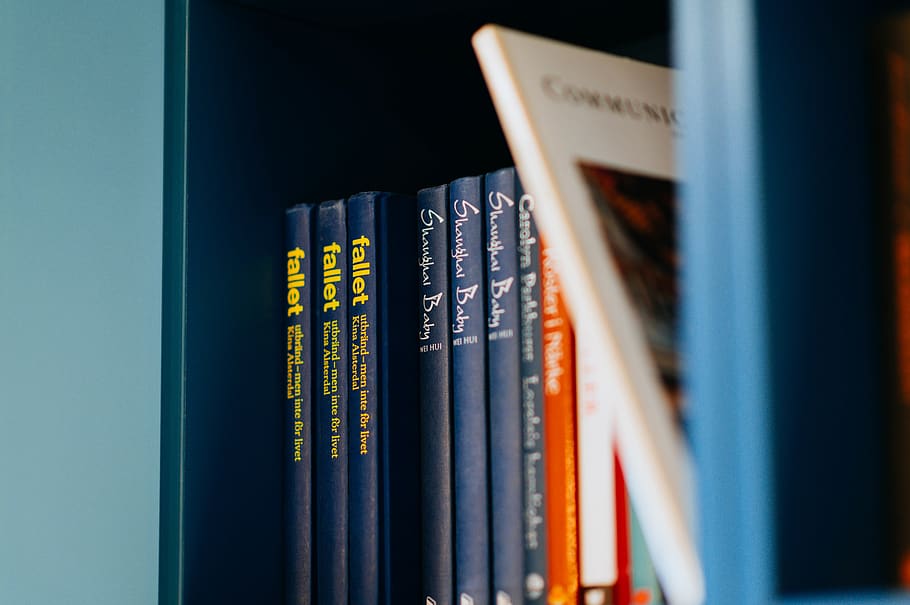 assorted-title books, close-up, indoors, education, publication HD wallpaper