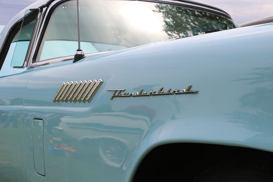 ford, thunderbird, car, auto, automobile, classic, automotive HD wallpaper