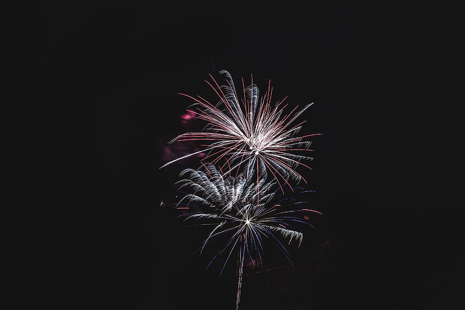 fireworks, event, celebration, firework display, night, exploding HD wallpaper