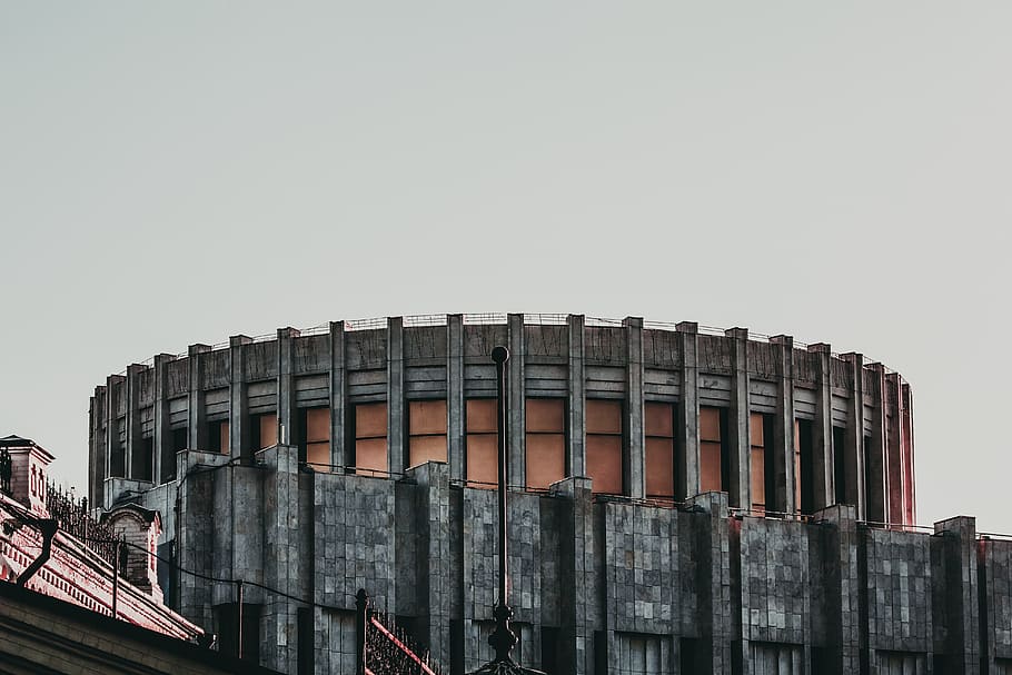 gray and brown concrete building, transportation, vehicle, bicycle HD wallpaper