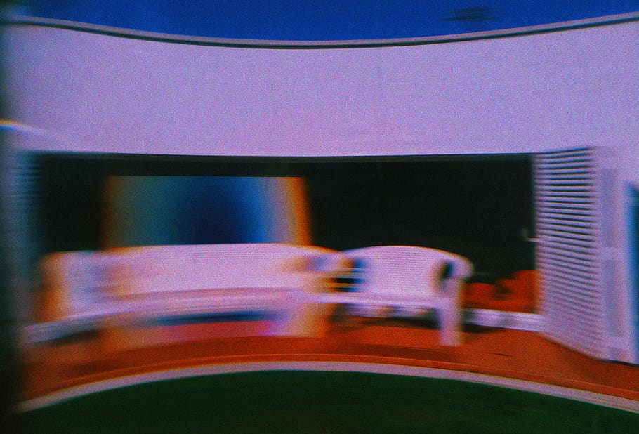 white and black flat screen TV, blurred motion, no people, technology HD wallpaper