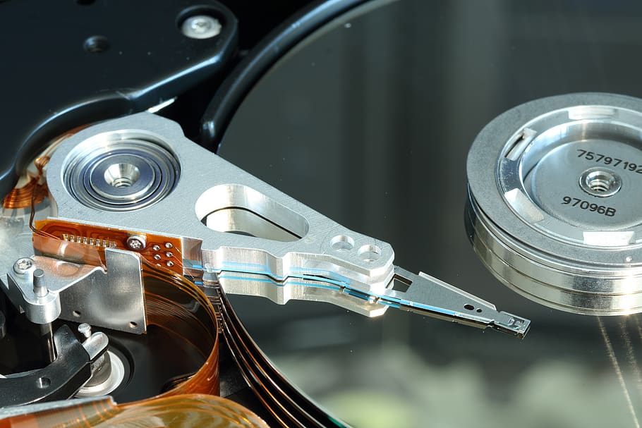 harddisk, drive head assembly, magnetic, recording, storage, HD wallpaper