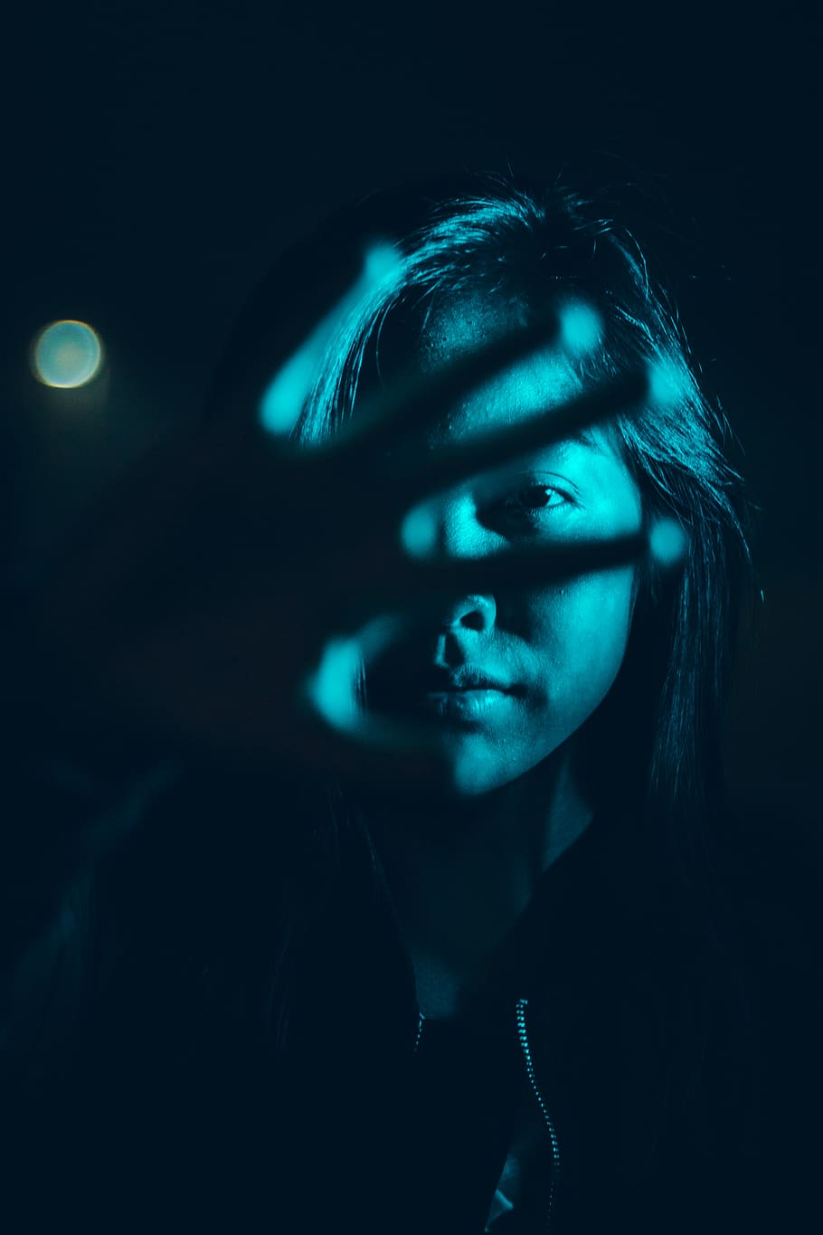 human, person, light, lighting, flare, hand, face, night life HD wallpaper