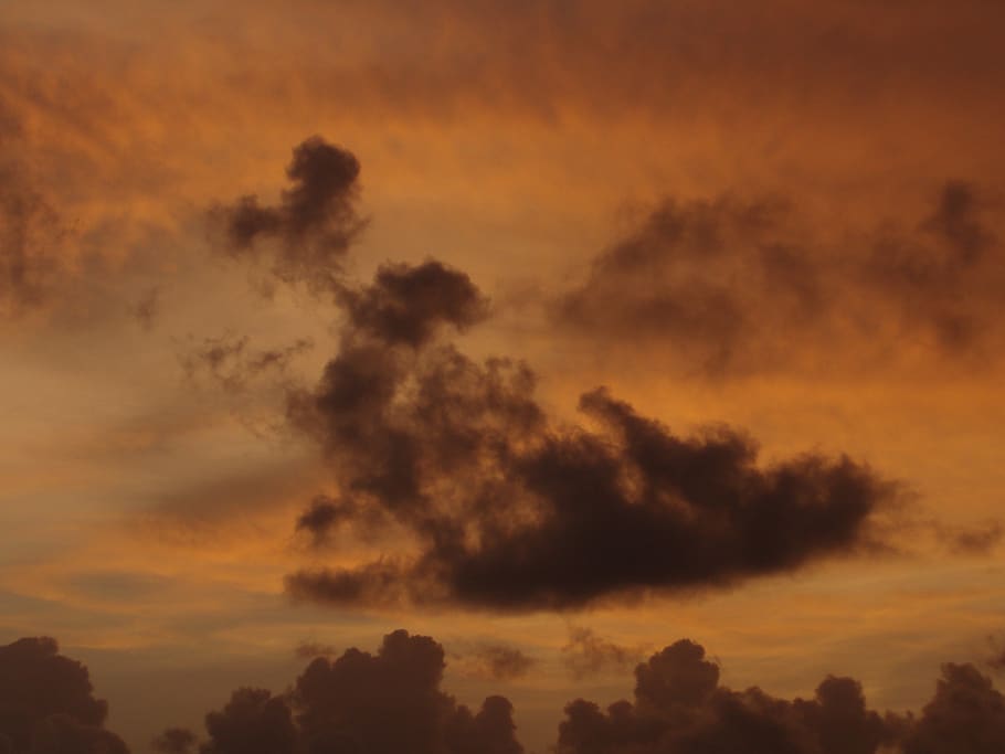 india, cloud - sky, beauty in nature, scenics - nature, sunset HD wallpaper
