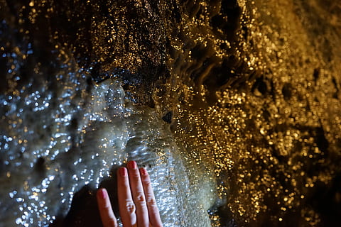 united kingdom, castleton, blue john cavern, light, nails, underground HD wallpaper