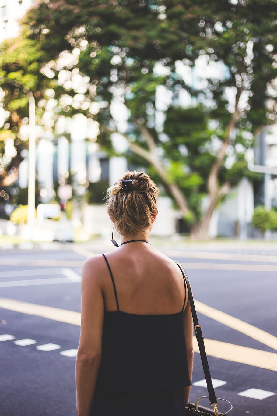 Hd Wallpaper Singapore Street Street Photography Bokeh