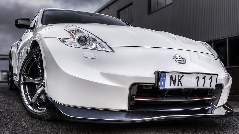White Nissan Fairlady 370z Digital Wallpaper, auto, automobile HD wallpaper