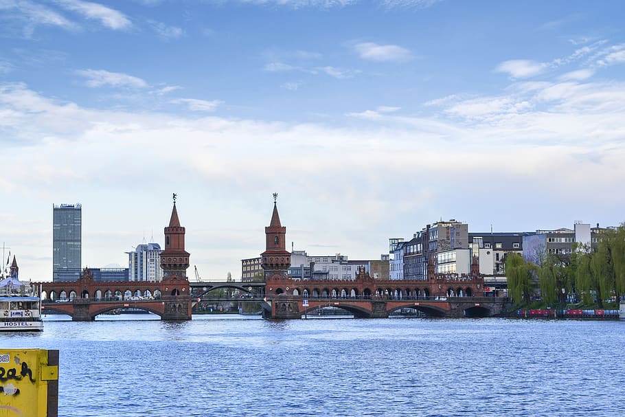 germany, berlin, street, river, urban, old, travel, landmark HD wallpaper