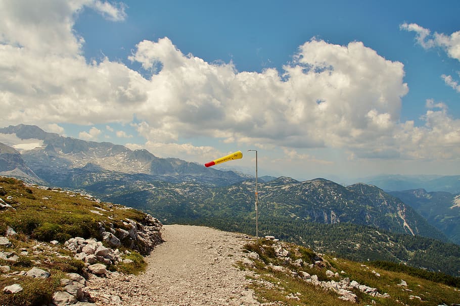 dachstein, austria, alps, alpine, top, summer, mountains, panorama HD wallpaper