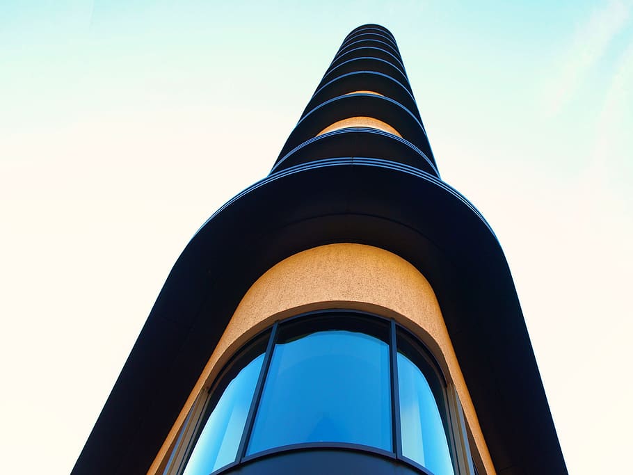 trias, office building, leipzig, tower, sky, architecture, city HD wallpaper