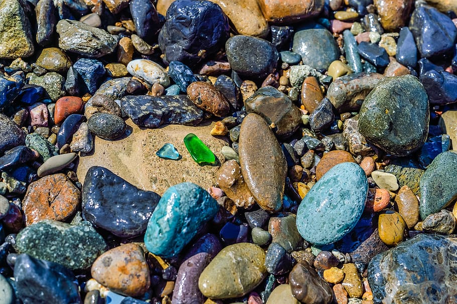 natural, stone, rock, many, mixture combination, gravel, solid HD wallpaper