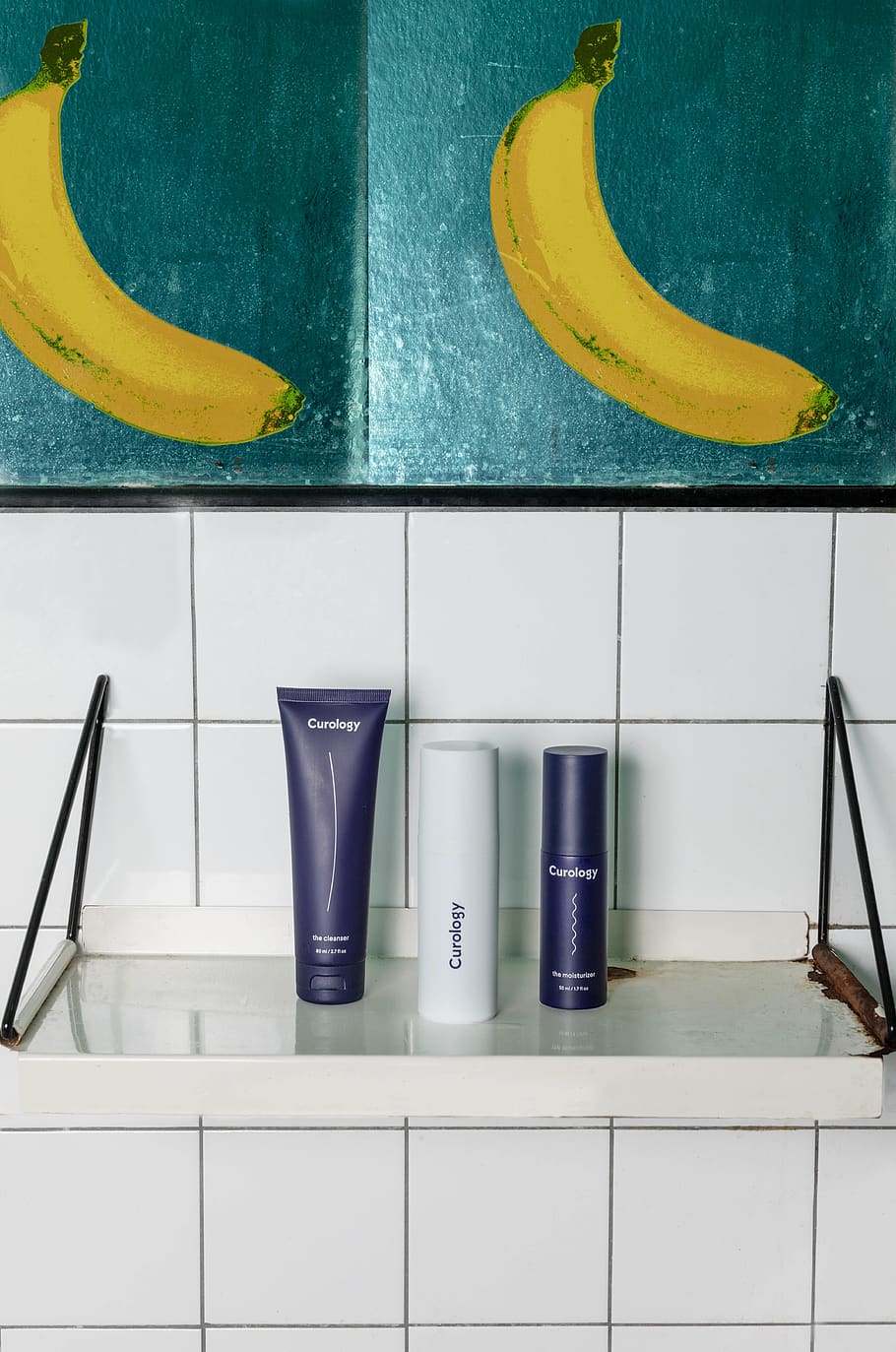 three cosmetic products, plant, banana, food, fruit, curology HD wallpaper