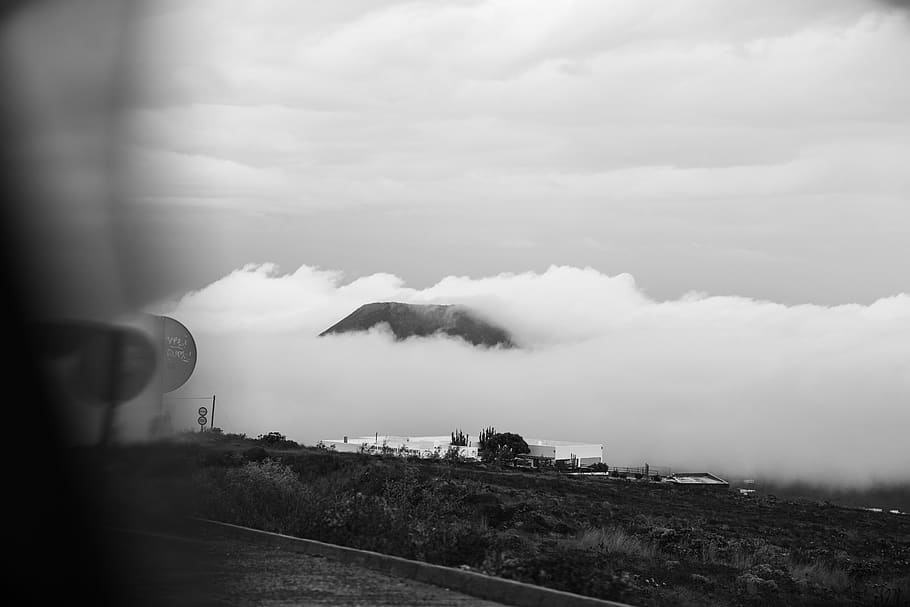 spain, lanzarote, cloud - sky, transportation, no people, day HD wallpaper