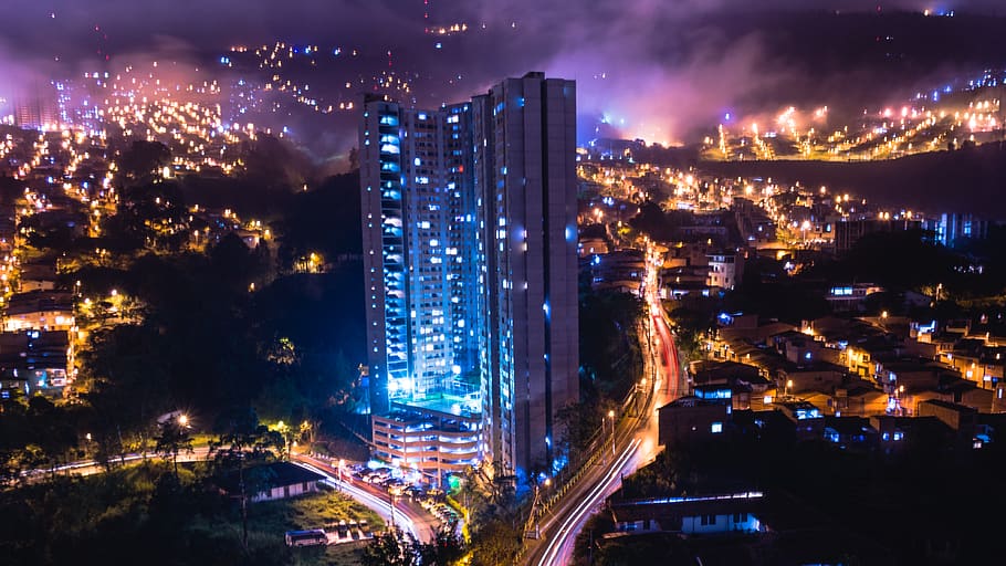 building, hdr, architecture, building exterior, city, illuminated HD wallpaper