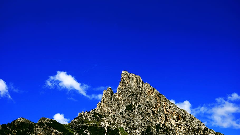 brown rock formation, nature, outdoors, mountain, mountain range HD wallpaper