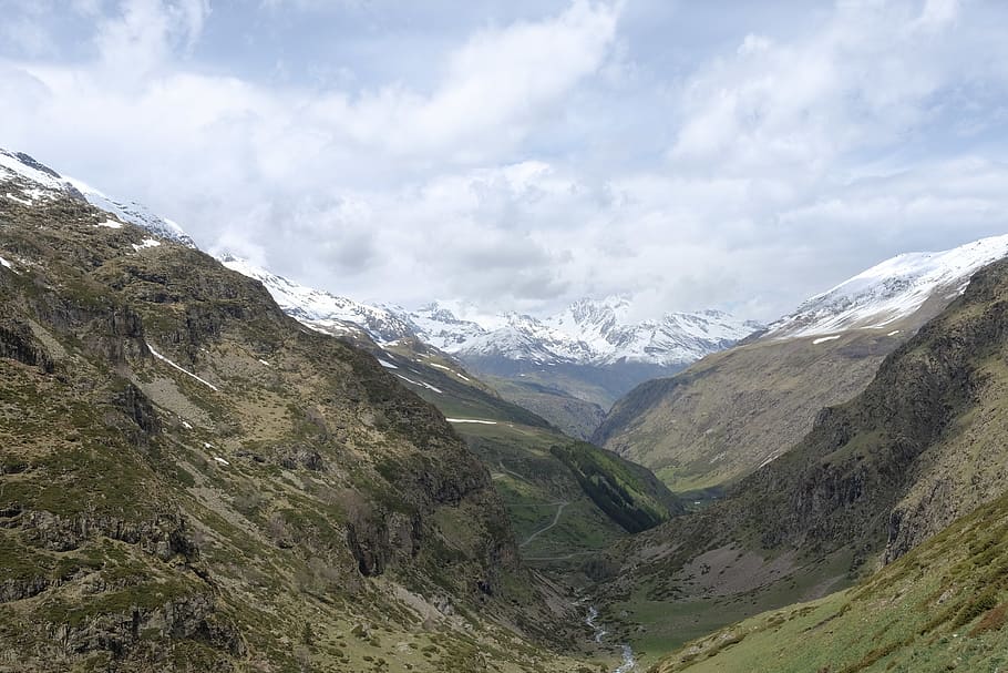 mountain photography, slope, outdoors, nature, mountain range HD wallpaper