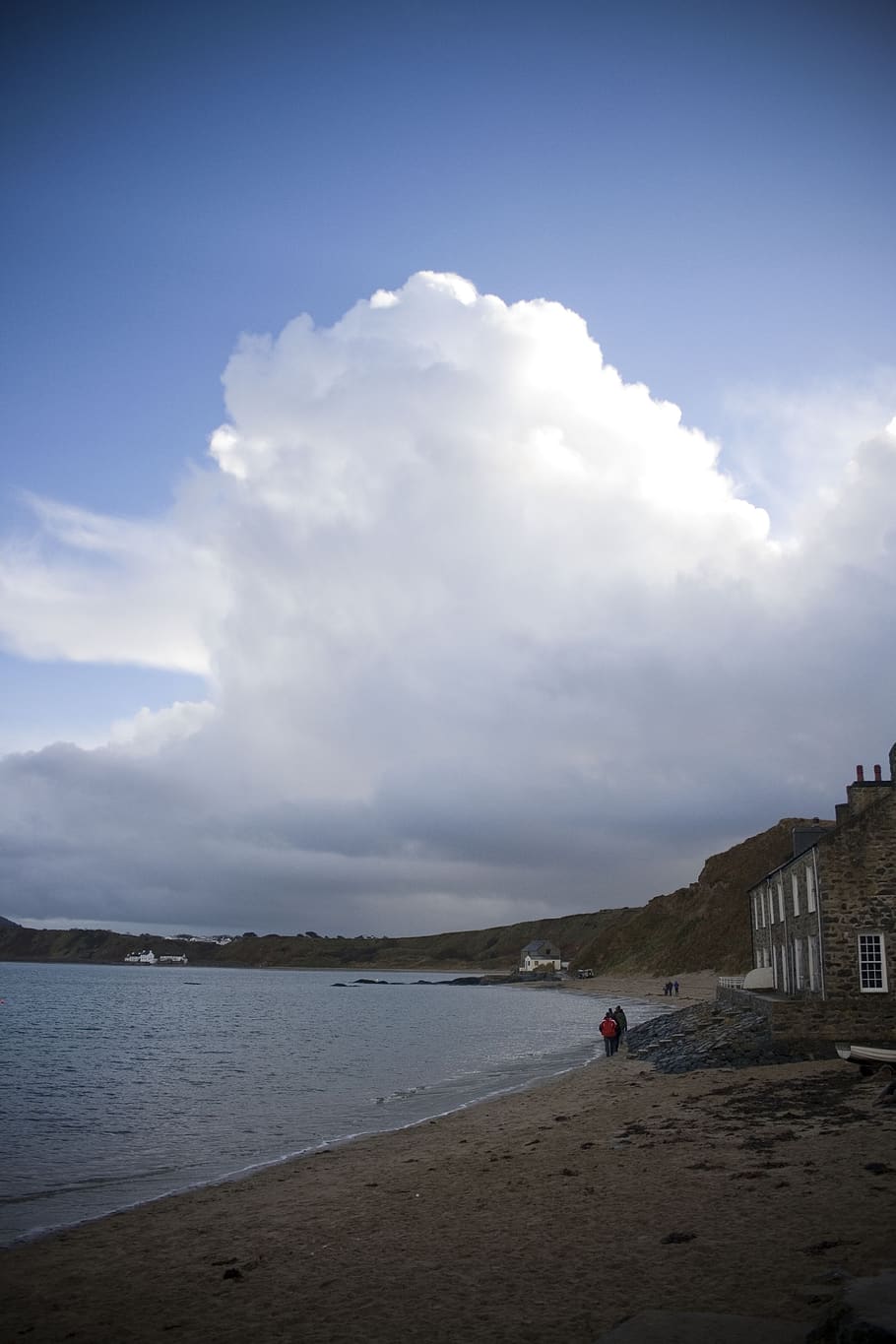 sky, water, cloud - sky, beach, sea, land, nature, beauty in nature HD wallpaper