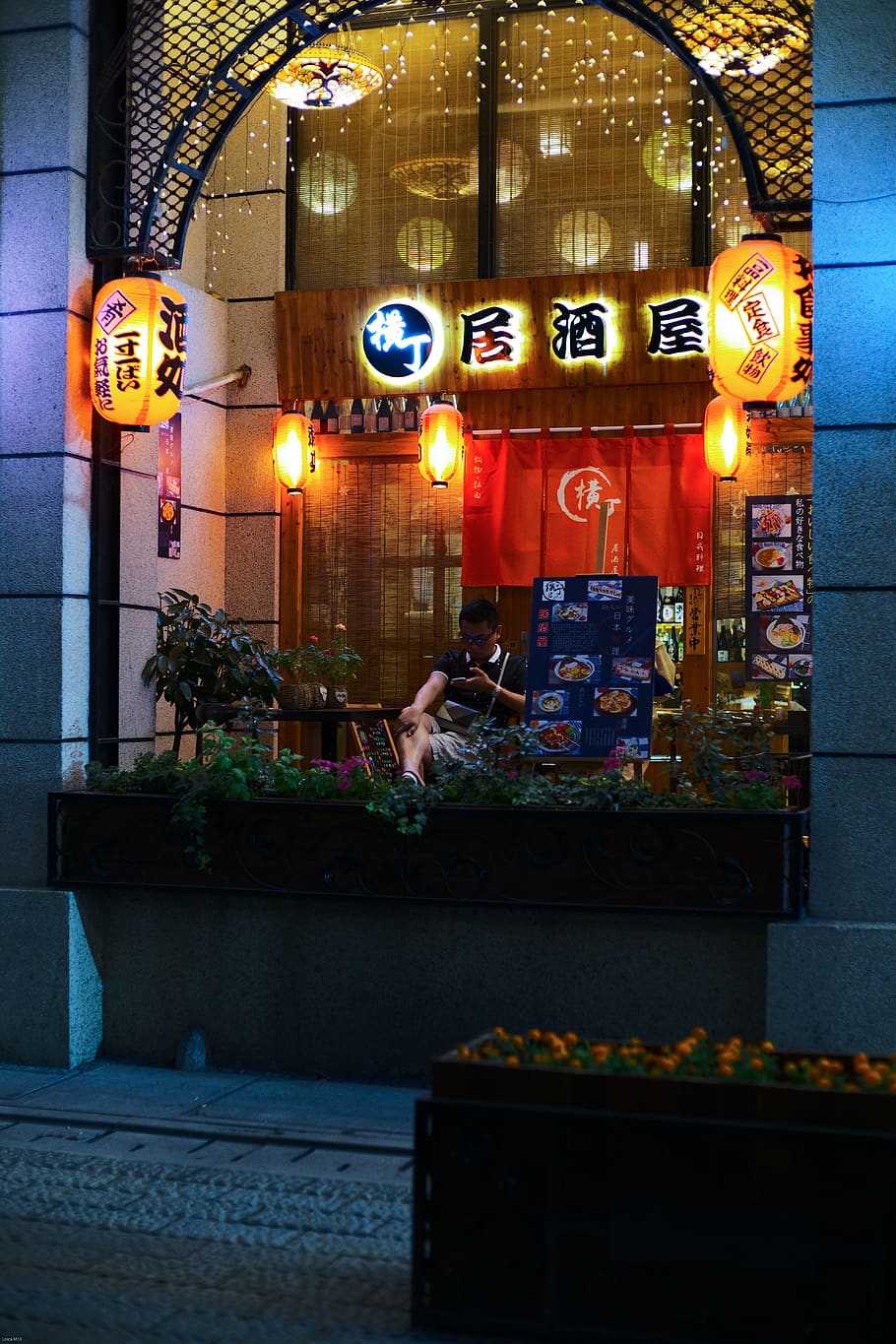 japan, architecture, building exterior, illuminated, built structure HD wallpaper