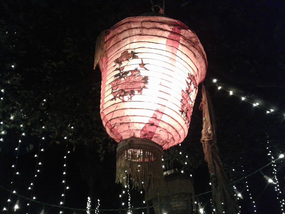 light, night, lamp, lantern, holiday, feast, celebration, illuminated HD wallpaper