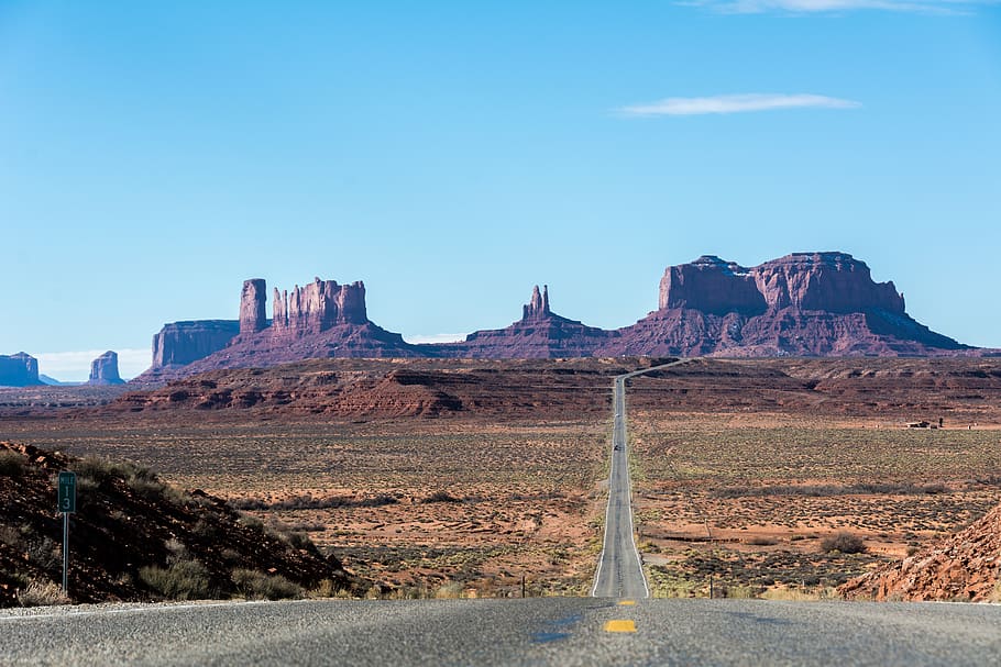 united states, oljato-monument valley, monumentvalley, roads, HD wallpaper