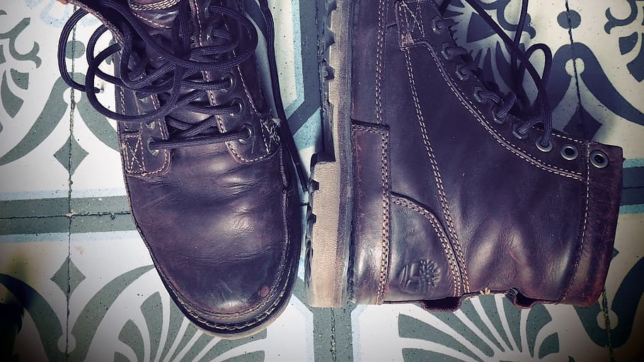 timberland boots, shoe, no people, indoors, clothing, close-up HD wallpaper
