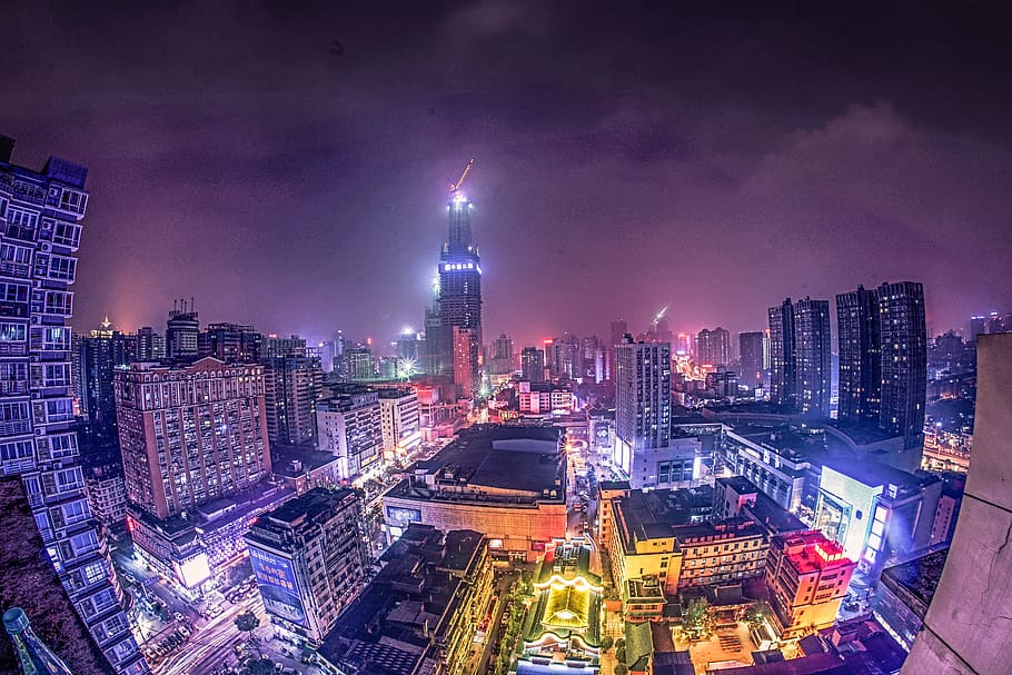 china, 五一广场, architecture, building exterior, built structure HD wallpaper