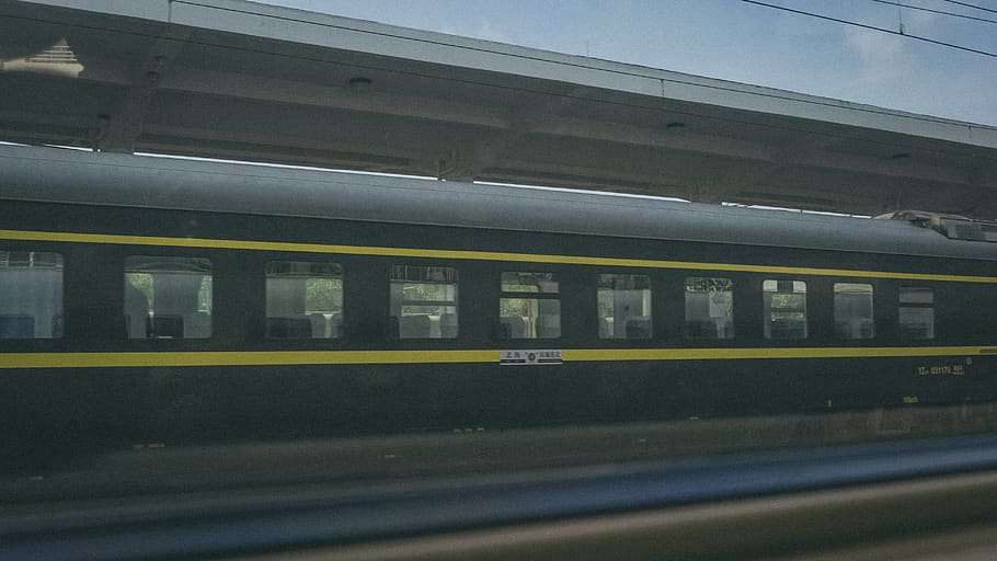 vehicle, train, transportation, terminal, train station, railway HD wallpaper