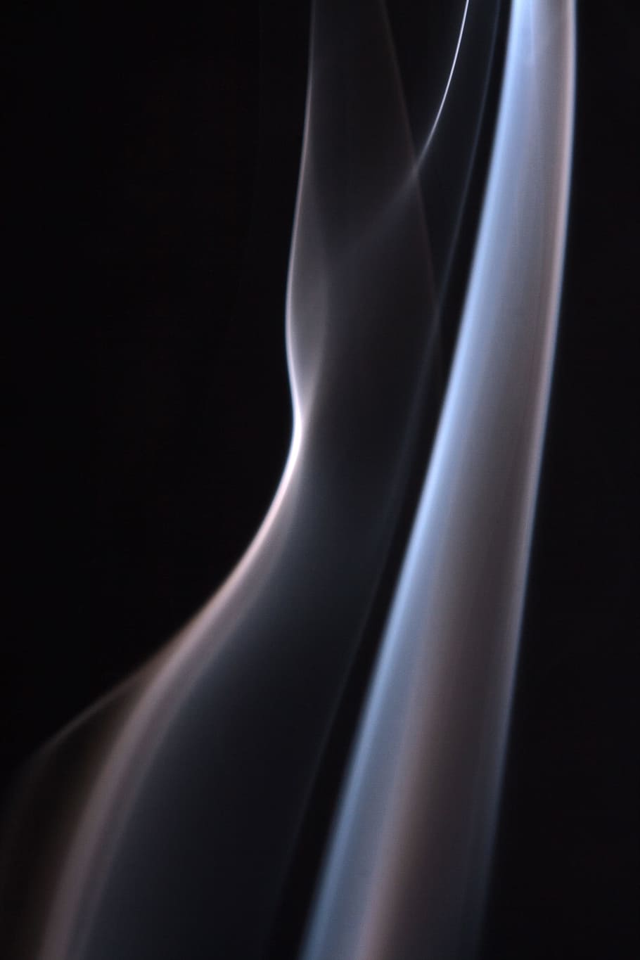 smoke, background, black, white, graphic, hot, isolated, curve HD wallpaper