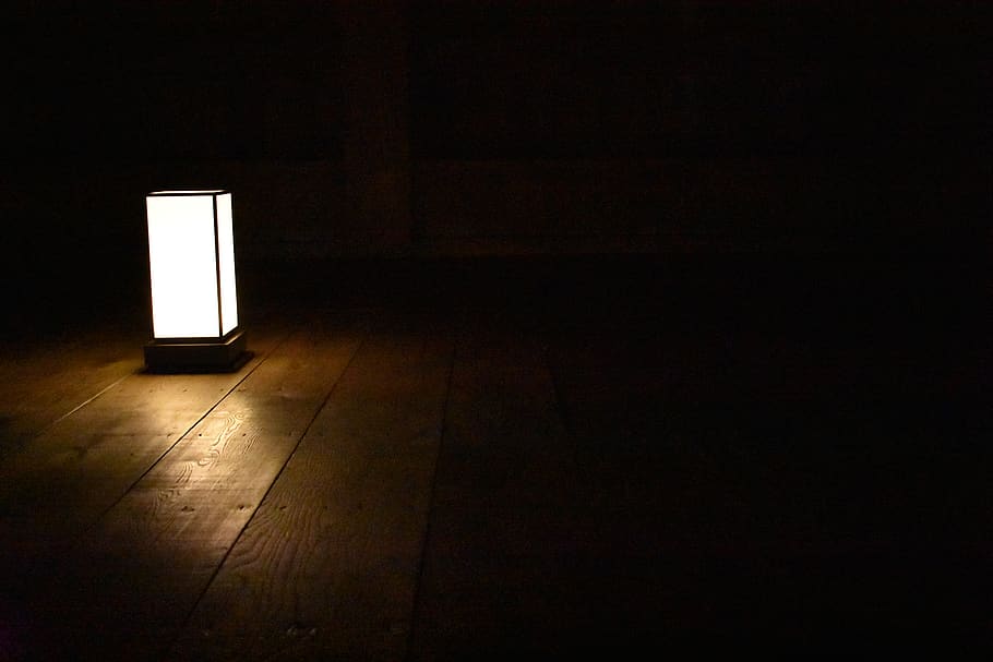 japan, light, lamp, copy space, dark, illuminated, indoors HD wallpaper