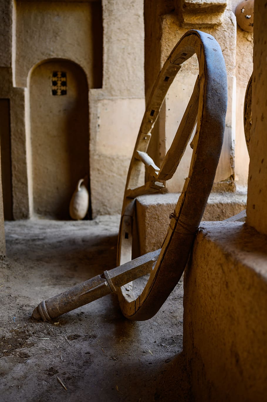 craft, tradition, wheel, wood, morocco, kasbah, tourism, indoors HD wallpaper