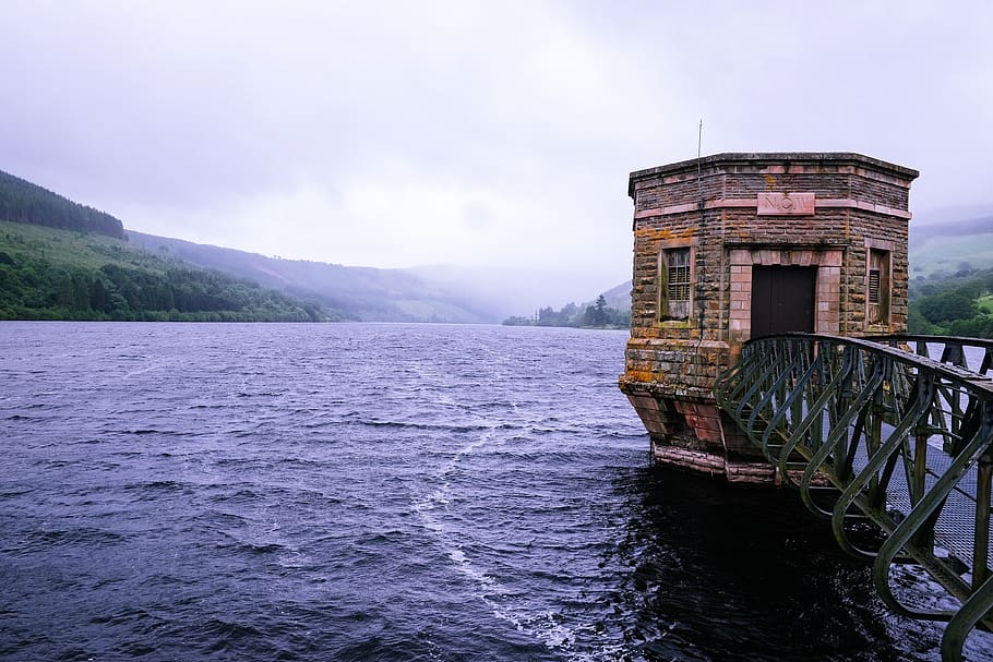 talybont reservoir, united kingdom, brecon, lake, lanscape, HD wallpaper