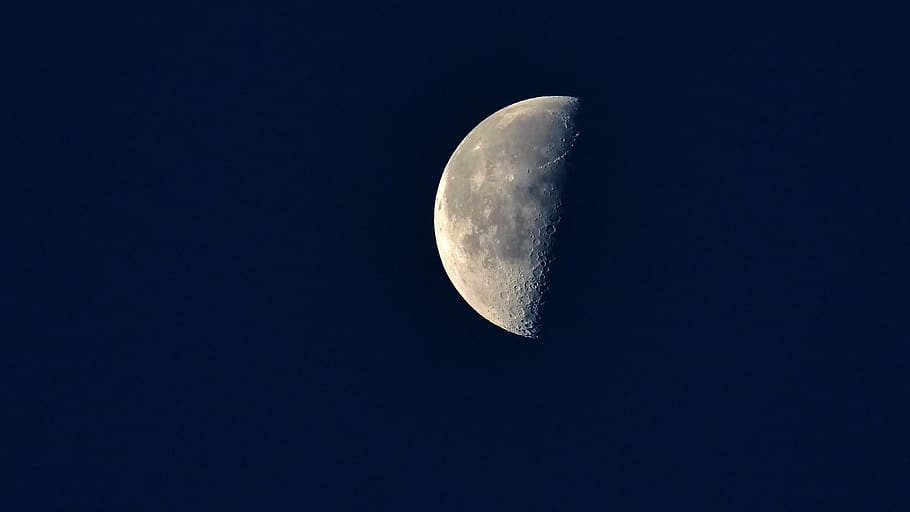 moon, satellite, space, stars, universe, sky, astronomy, night HD wallpaper