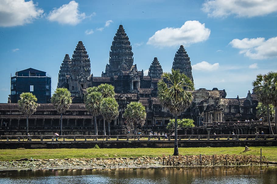 cambodia, ankgor wat, angkor, siem reap, temple, ruin, antiquity