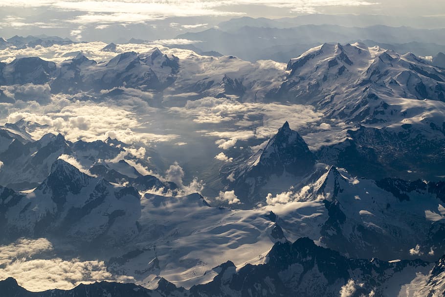 switzerland, mountains, clouds, beauty in nature, scenics - nature HD wallpaper