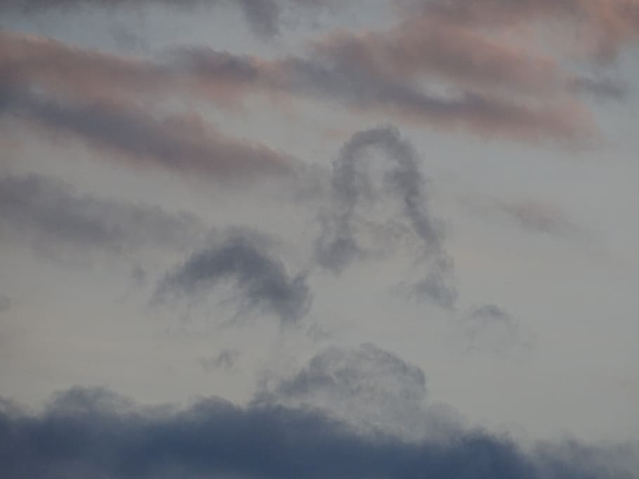 clouds during day, nature, weather, outdoors, cumulus, sky, flying HD wallpaper