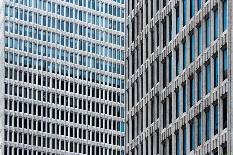 Framed building. Building pattern. The patterns of Architecture.