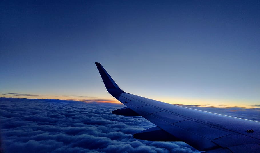 belgium, brussels, airplane, air vehicle, sky, flying, aircraft wing HD wallpaper