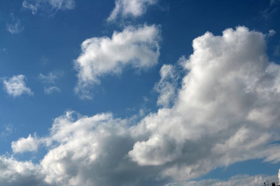 atmosphere, background, beautiful, blue, blue-sky, bright, climate HD wallpaper