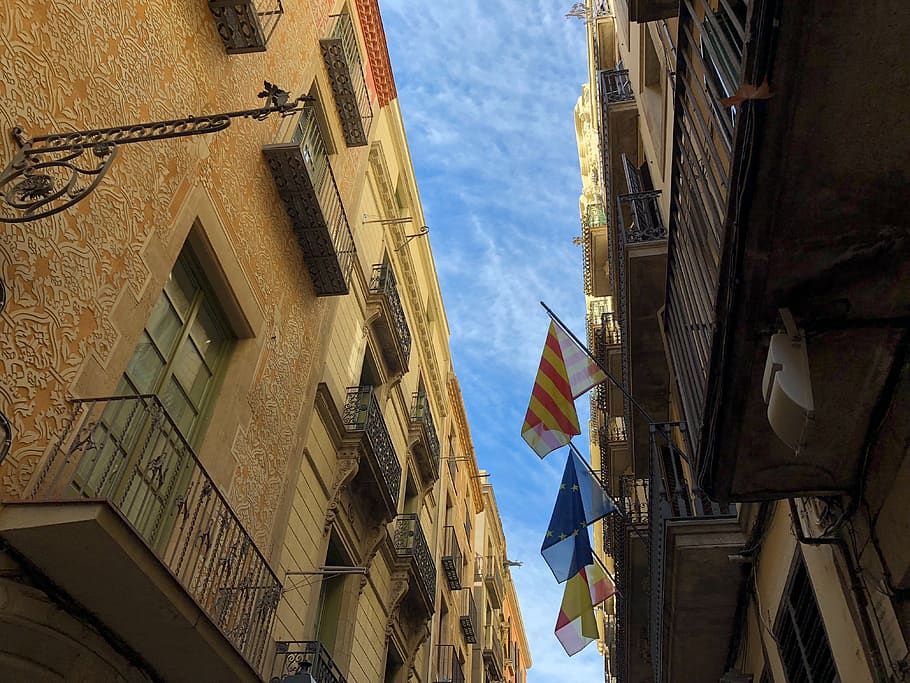 spain, barcelona, building exterior, architecture, built structure HD wallpaper