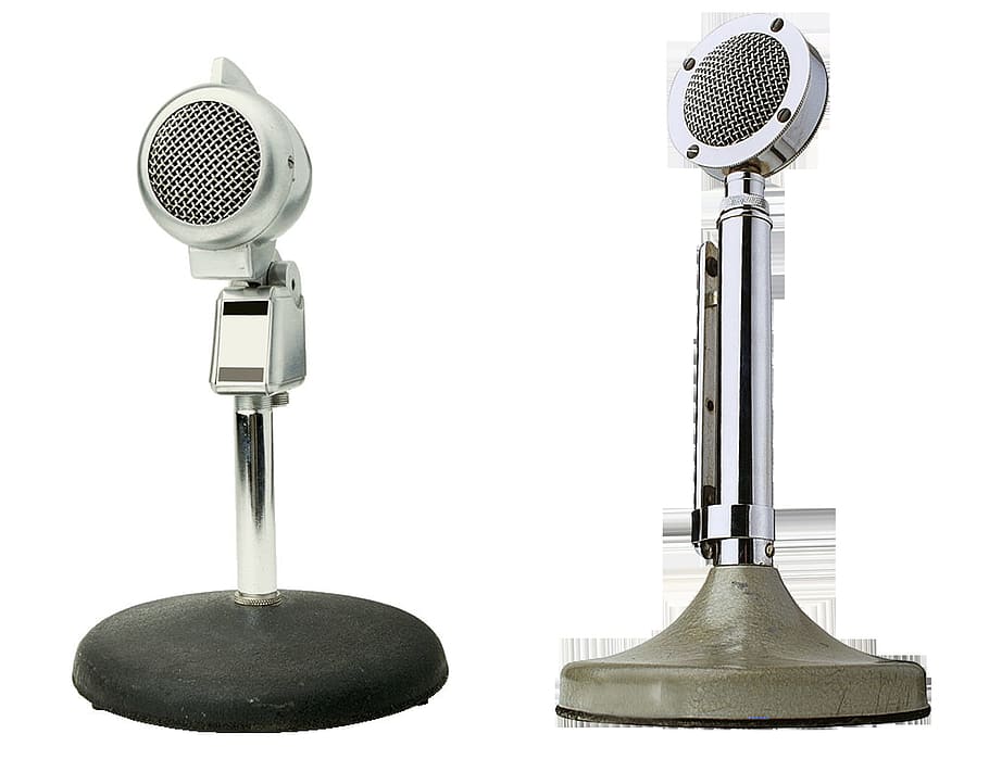 air, microphone, object, mike, speak, input device, white background HD wallpaper