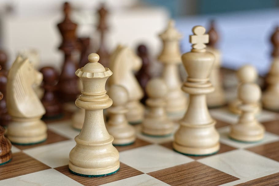 chess, checkerboard, the board, king, periodization, the game of chess HD wallpaper
