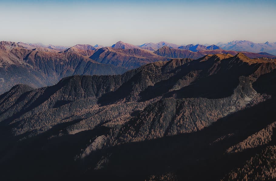 Mountains, alps, cold, dawn, desert, fall, HD wallpaper, landscape HD wallpaper