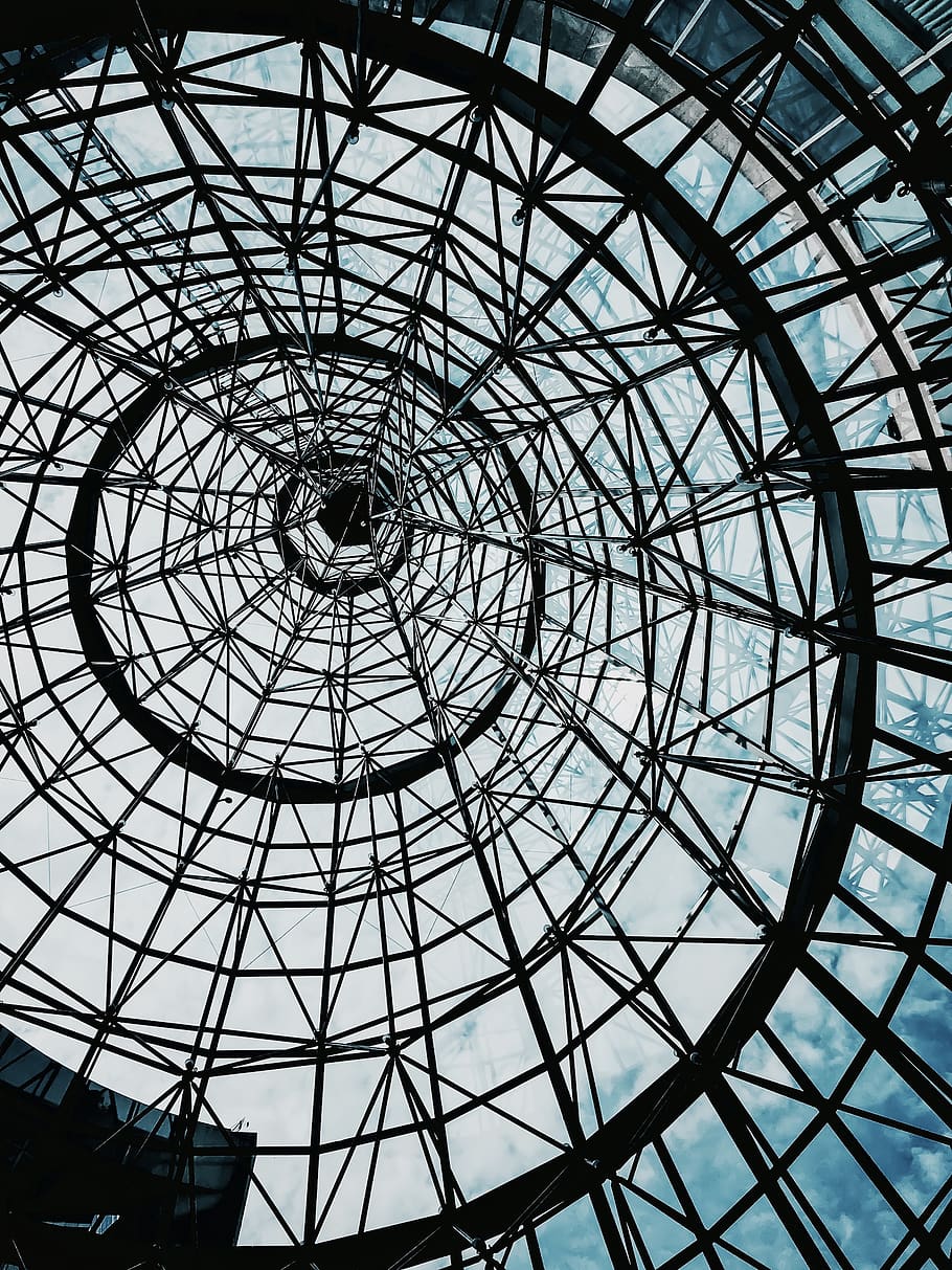 singapore, architecture, ceiling, built structure, geometric shape HD wallpaper