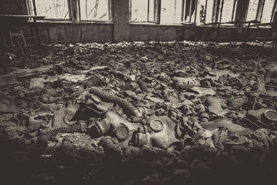 mask, chernobyl, explosion, pripyat, ukraine, abandoned, radioactive, HD wallpaper