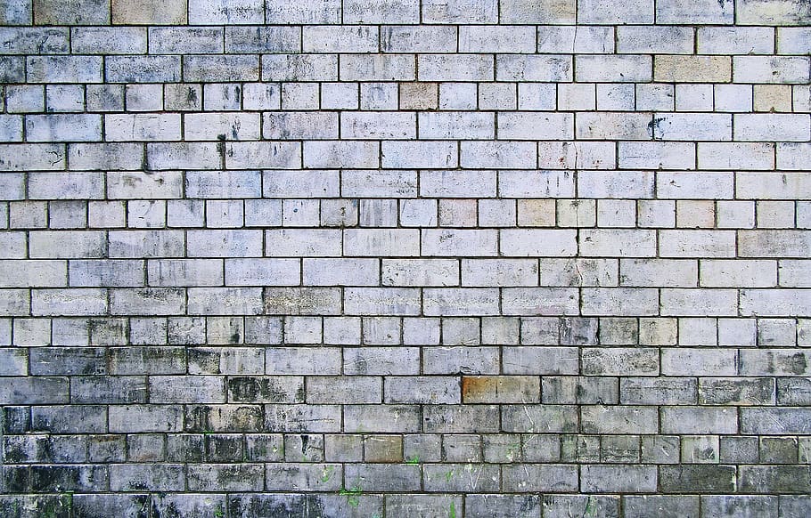 gray bricked wall during daytime, architecture, full frame, backgrounds HD wallpaper