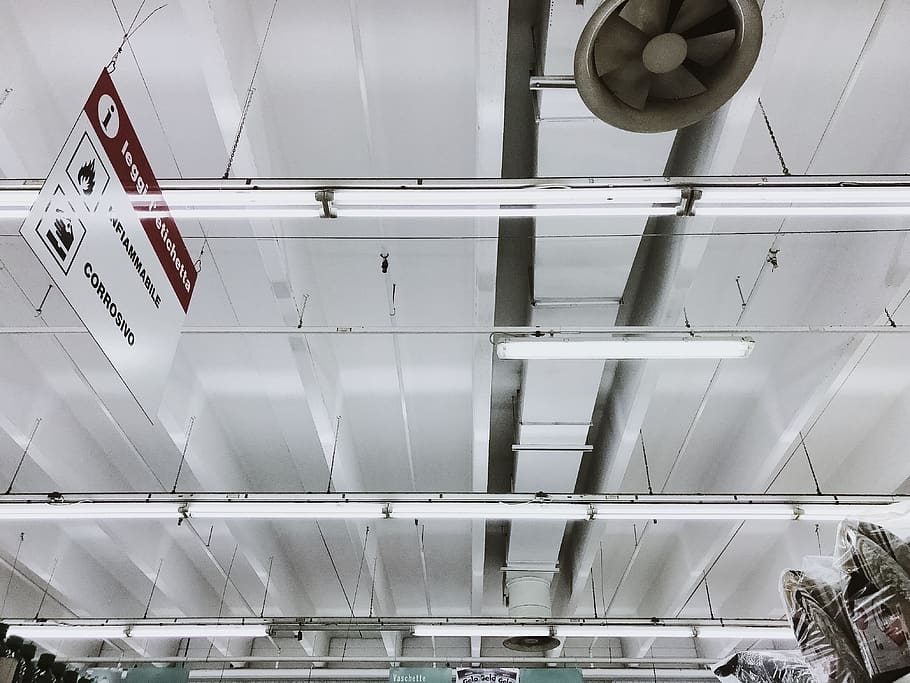 Turned on Light, architecture, building, ceiling, construction HD wallpaper