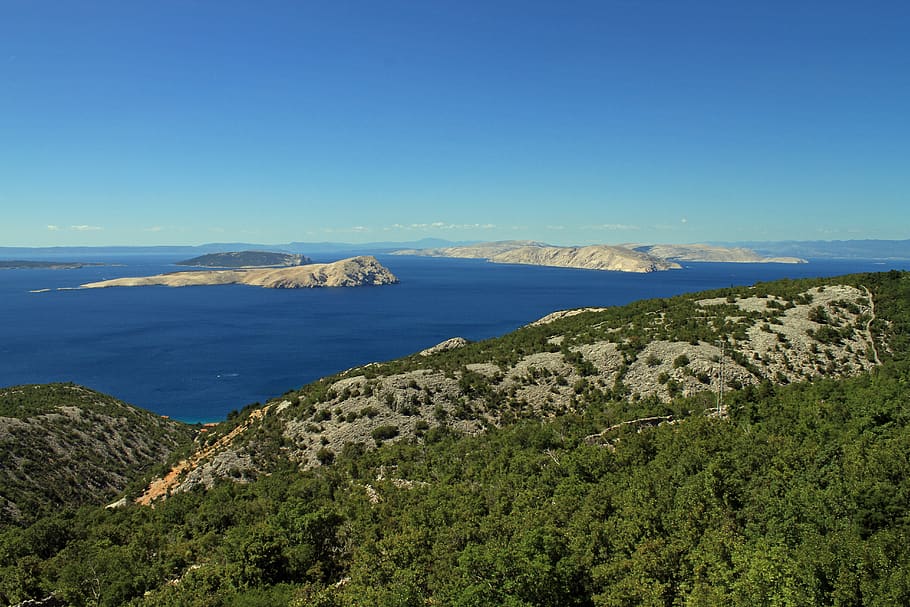 croatia, dalmatia, sea, karst, scenics - nature, tranquil scene, HD wallpaper