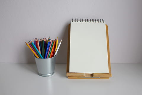 notepad, write, paper, message, writing pad, table, decoration HD wallpaper