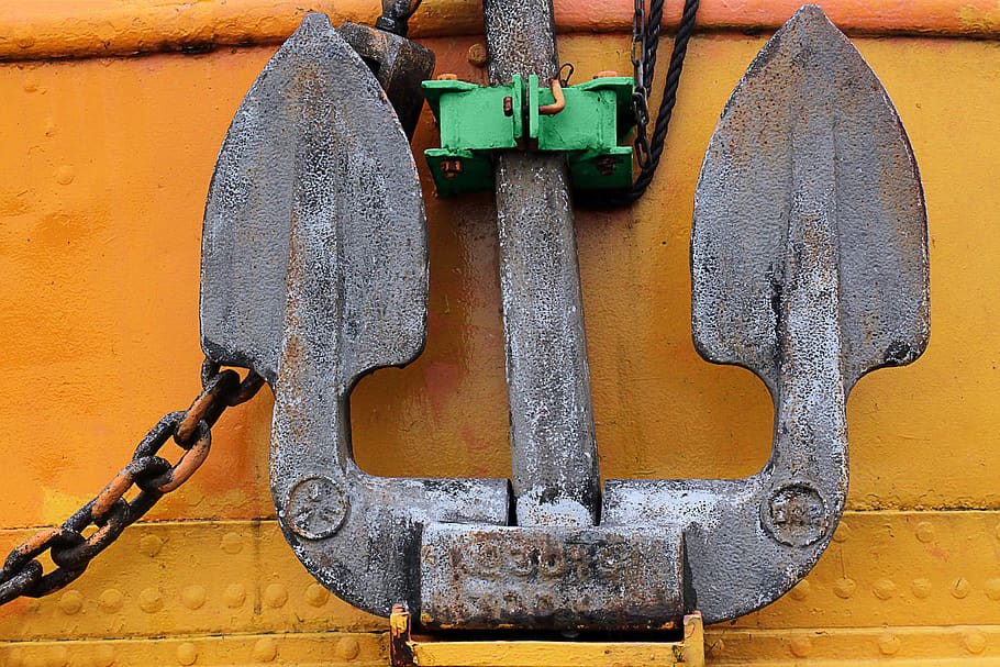 anchor, ship, seafaring, boat, nautical, navy, travel, decor HD wallpaper